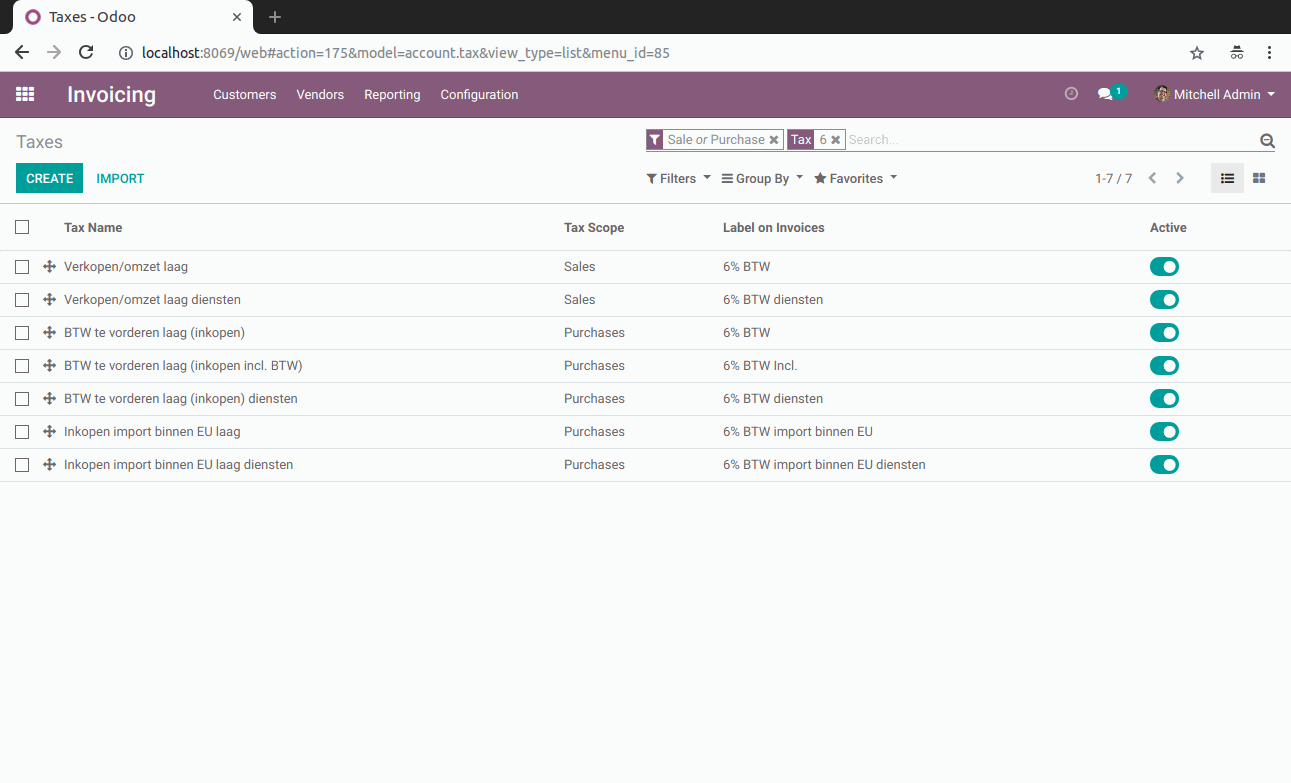 Odoo image and text block